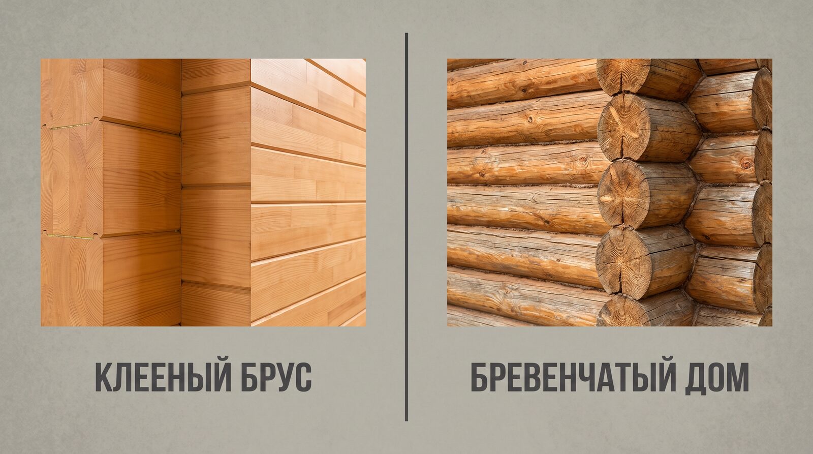 Клеёный брус или бревно
